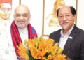A file photo of Union Minister Amit Shah and Nagaland CM Neiphiu Rio (X)