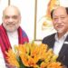 A file photo of Union Minister Amit Shah and Nagaland CM Neiphiu Rio (X)