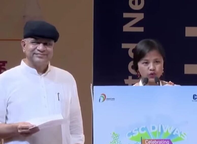 Union Minister applauds Meghalaya woman for championing rural digital empowerment