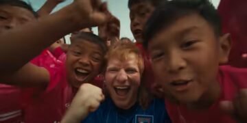 A screengrab of Ed Sheeran's 'Sapphire' shot in different parts on India including Shillong