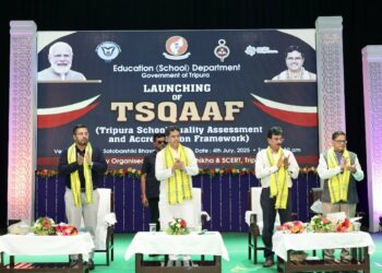 Tripura CM Manik Saha launches ‘School Quality Assessment & Accreditation Framework’