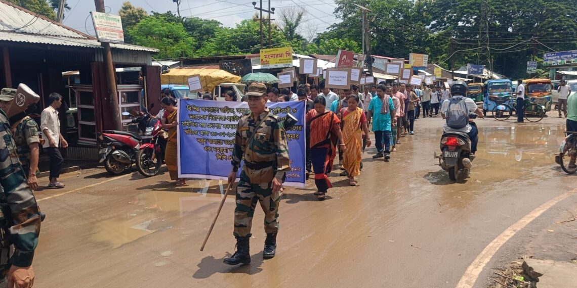 Tripura protestors demand crackdown on Bangladesh-based armed outfit PCJSS