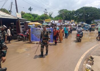 Tripura protestors demand crackdown on Bangladesh-based armed outfit PCJSS