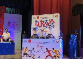 Assam’s Kokrajhar welcomes glorious trophies of 134th edition of ‘Durand Cup’ with fanfare