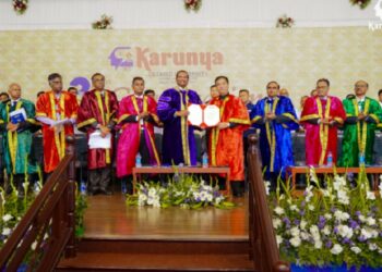 Mizoram CM Lalduhoma conferred with honorary doctorate by Tamil Nadu’s Karunya University