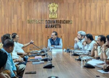 Guardian Minister Chandra Mohan Patowary reviews implementation of Assam govt schemes in Barpeta