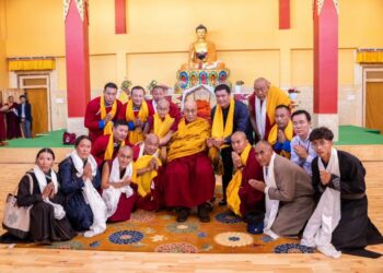 Arunachal Pradesh CM Pema Khandu attends Dalai Lama’s spiritual gathering in Ladakh