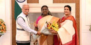 Arunachal Pradesh Governor calls on Prez Murmu, presents orchid compendium