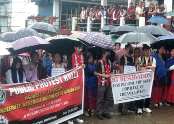 Five Naga tribal bodies to resume protest against Nagaland’s job reservation policy on July 9