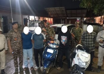 Six arrested in Manipur for extortion; arms, ammunition seized