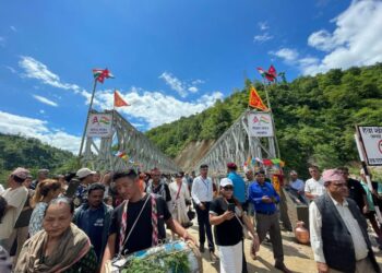 Two modular bridges built with Indian assistance inaugurated in Nepal