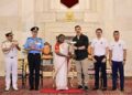 President Droupadi Murmu felicitates Durand Cup champions NorthEast United FC