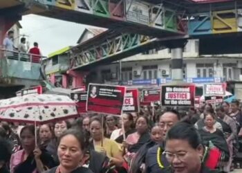 Nagaland: Women rally in Kohima demanding justice for Botsa attack survivor