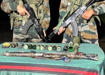 Assam Rifles seize cache of arms, grenades in Mizoram’s Champhai district