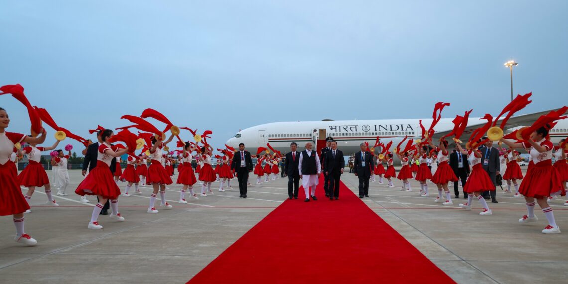 PM Modi arrives in China’s Tianjin to attend Shanghai Cooperation Organisation Summit