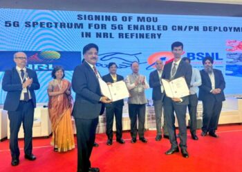 Assam: NRL, BSNL ink pact to deploy India’s first 5G Captive Non-Public Network in refinery sector