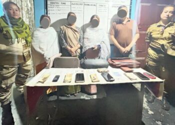 Security forces arrest five militants, including three women, in Manipur