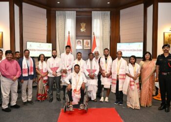 Assam Governor confers ‘Vishwakarma Samman’ on six differently-abled achievers