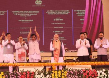 PM launches Rs 6,300-crore health, infrastructure projects in Assam’s Darrang