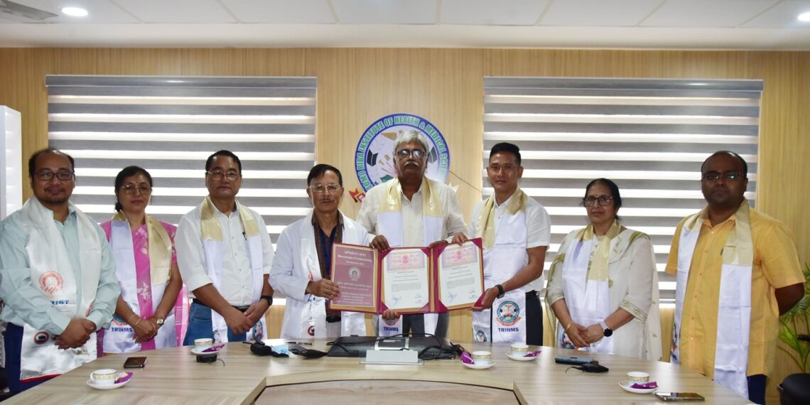 Arunachal’s TRIHMS, NERIST ink pact for healthcare, research collaboration