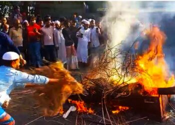 In Bangladesh’s grave destruction and body burning case, local Jamaat and BNP leaders’ role suspected