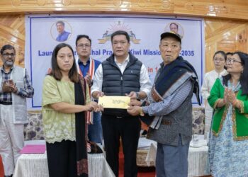 Arunachal Pradesh CM hands over ex gratia to widow of IAF corporal killed in Pahalgam attack