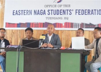 Eastern Naga Students’ Federation begins second phase of protest over teacher deployment issue