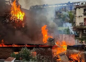 Manipur: Kuki leader Calvin Aikhenthang’s residence ‘torched’ in Churachandpur district