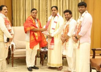 Assam CM holds talks with TTD on construction of Sri Venkateswara Swamy temple in Guwahati