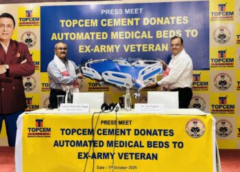 Topcem Cement donates automated medical beds to Army veterans in Guwahati