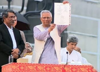 In Bangladesh, the clouds hang low and get darker
