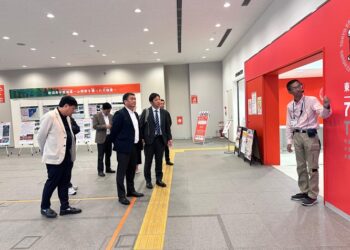 CM Pema Khandu at the Rinkai Disaster Prevention Park in Tokyo on Tuesday