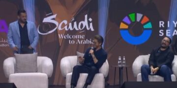 Bollywood’s Khans reunite on Riyadh stage, hint at long-awaited collaboration