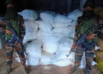 Assam Rifles seized the smuggled items (X)