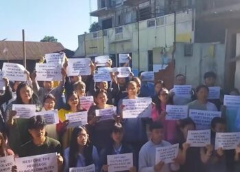 Protests intensify over demolition of historic Manipur Rajbari in Shillong