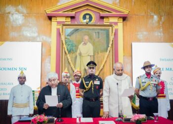 Justice Soumen Sen sworn in as Chief Justice of Meghalaya High Court