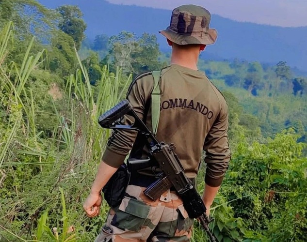 A file photo of Tripura State Rifles personnel (X)