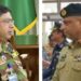 Bangladesh Army Gen Waker-uz-Zaman and Pakistan Lieutenant General Tabassum Haidar