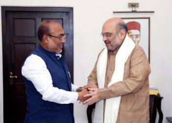 Former Manipur CM wishes Amit Shah on birthday, hails his efforts to restore peace in state