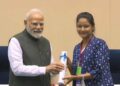 Assam’s Bandita Devi Rabha felicitated by PM Modi for excellence in Cosmetology