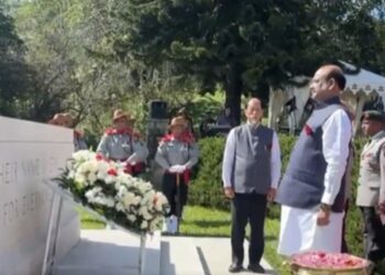 Lok Sabha Speaker Om Birla pays tribute to World War-II heroes at Kohima War Cemetery