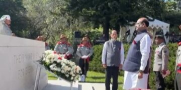 Lok Sabha Speaker Om Birla pays tribute to World War-II heroes at Kohima War Cemetery