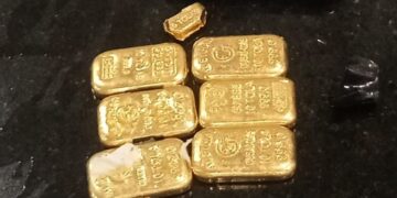 Passenger caught at Agartala airport with gold biscuits concealed in body