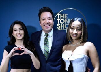 Nora Fatehi makes sparkling debut on Jimmy Fallon’s ‘Tonight Show’