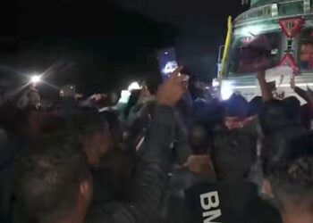 Clashes erupt on NH-6 as Meghalaya truckers’ protest turns violent; 4 arrested