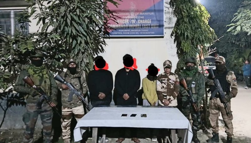 Manipur Police arrests three KCP cadres over threat to bomb Sangai Festival