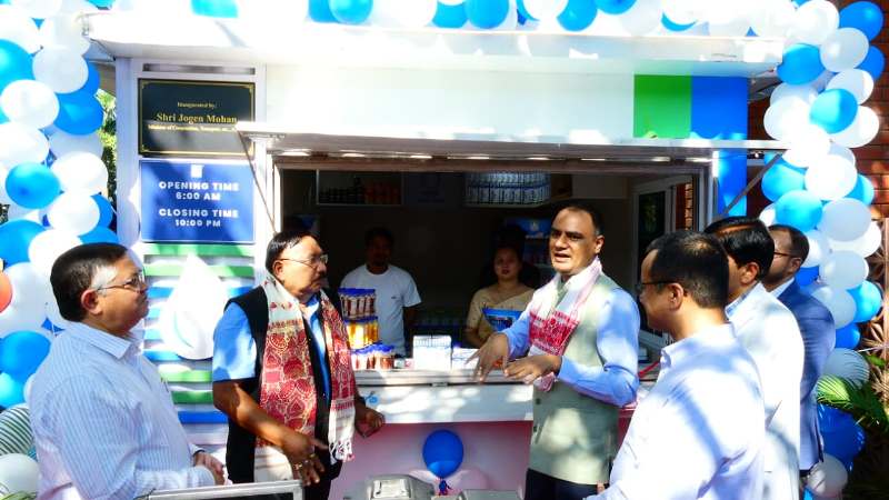 Guwahati: Purabi opens new milk booth at Nehru Park under GMDA partnership