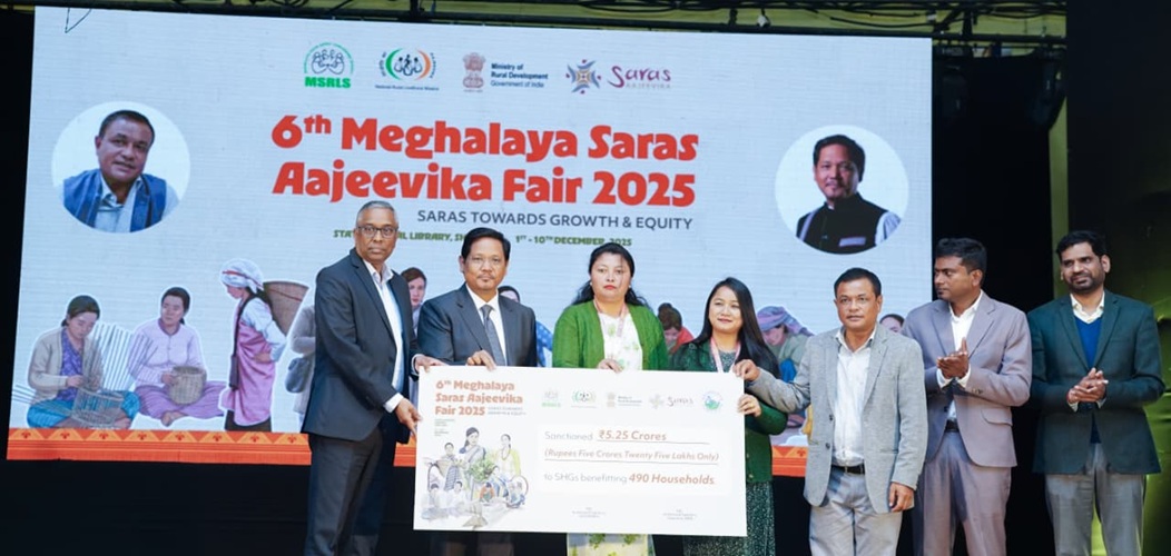 Meghalaya CM hails SHG-led “quiet revolution” as state marks 6th Aajeevika Fair