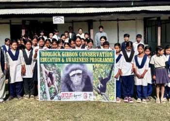 Aaranyak conducts Hoolock Gibbon awareness programmes in Arunachal Pradesh’s Namsai