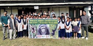 Aaranyak conducts Hoolock Gibbon awareness programmes in Arunachal Pradesh’s Namsai